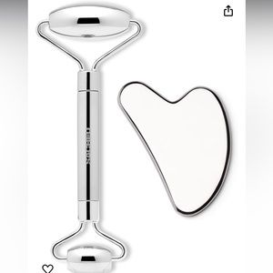 Sacheu Stainless Steel Face Roller and Gua Sha